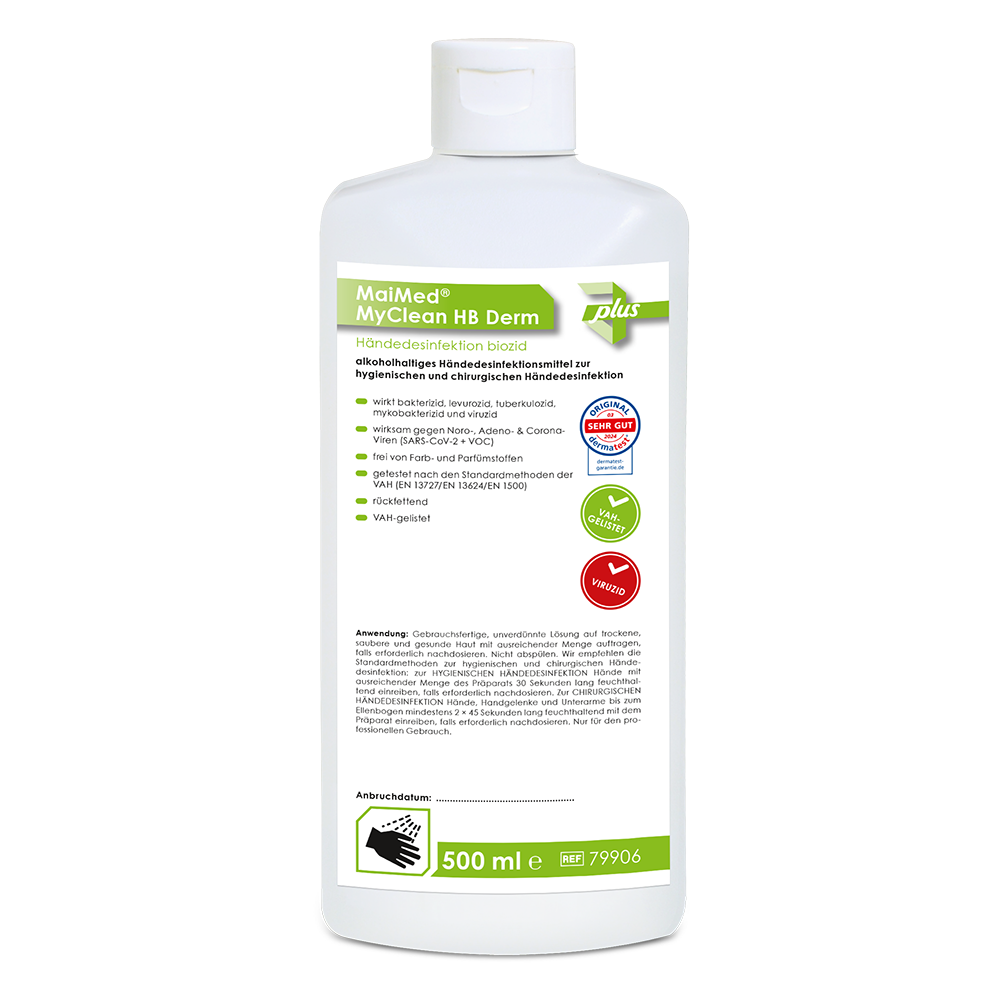 MaiMed® MyClean HB Derm Händedesinfektion – 500 ml